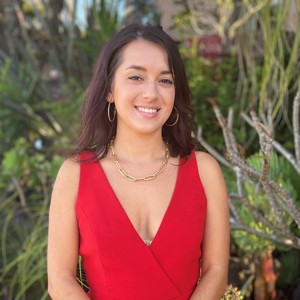 Image of Desiree Lindsay in red dress