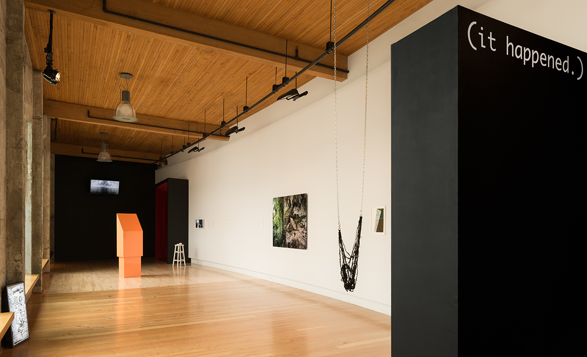 View of artworks installed in Hedreen Gallery.