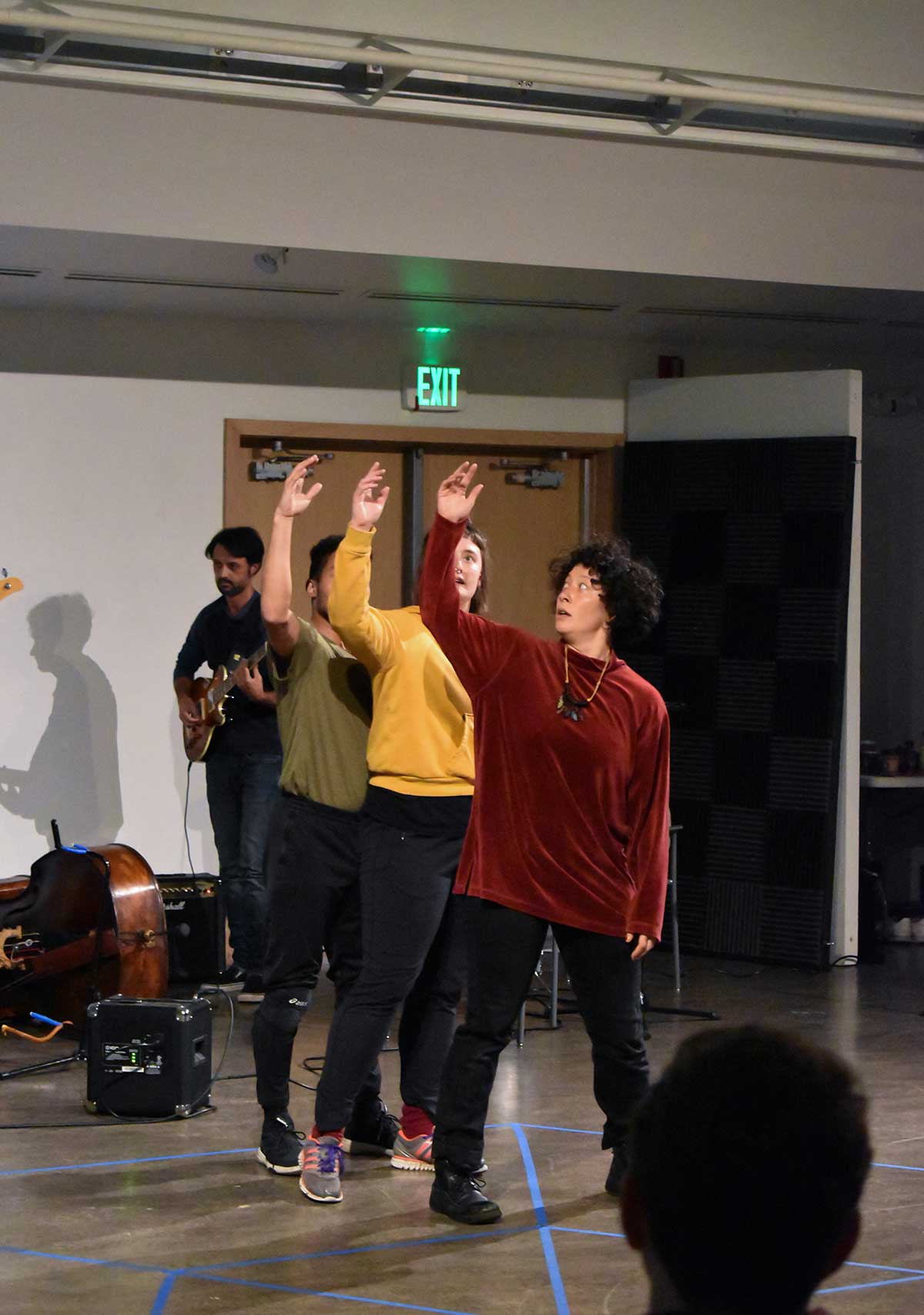 Performers dance at Vachon Gallery 