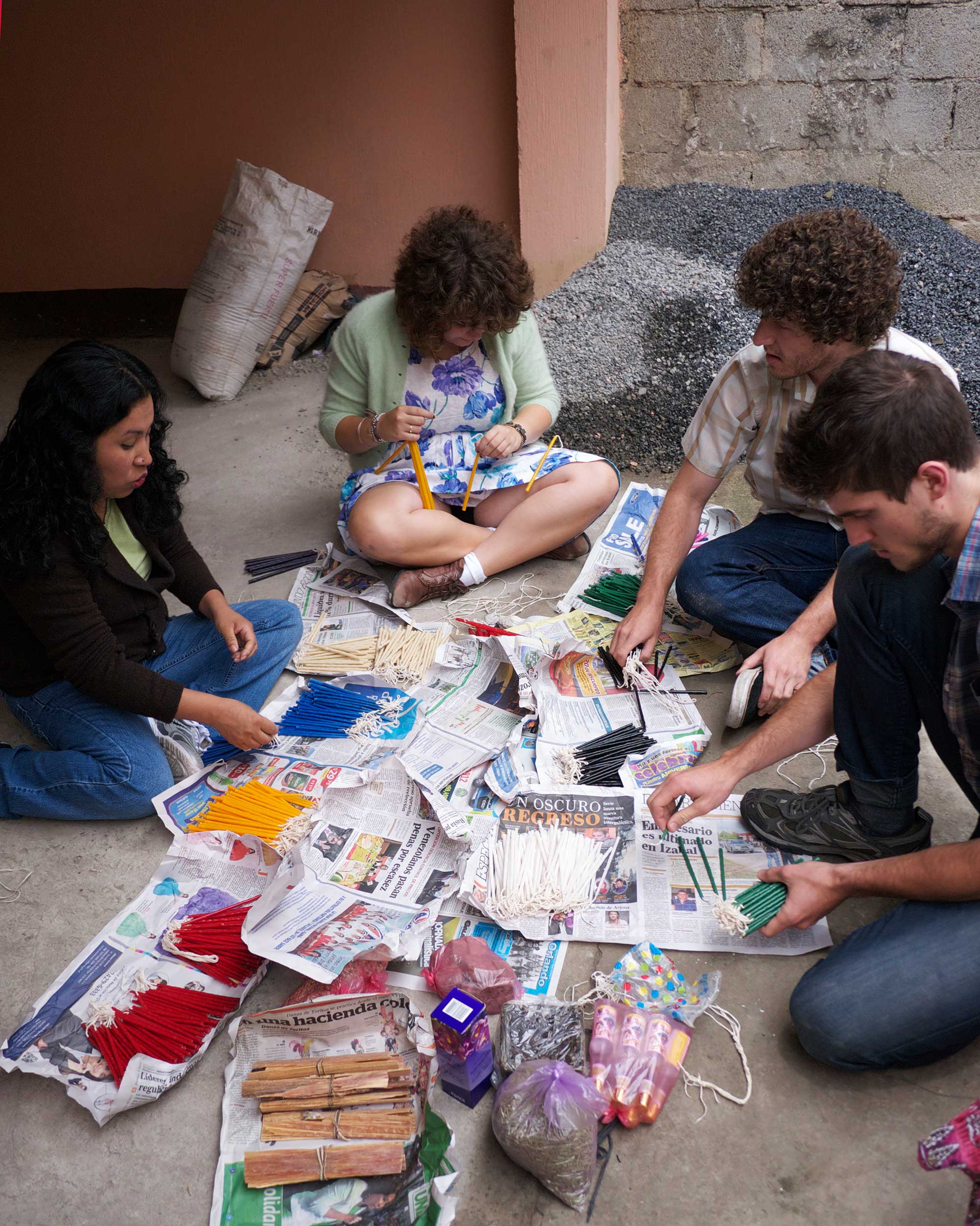 Seattle University prepare mayan healing ceremony Guatemala