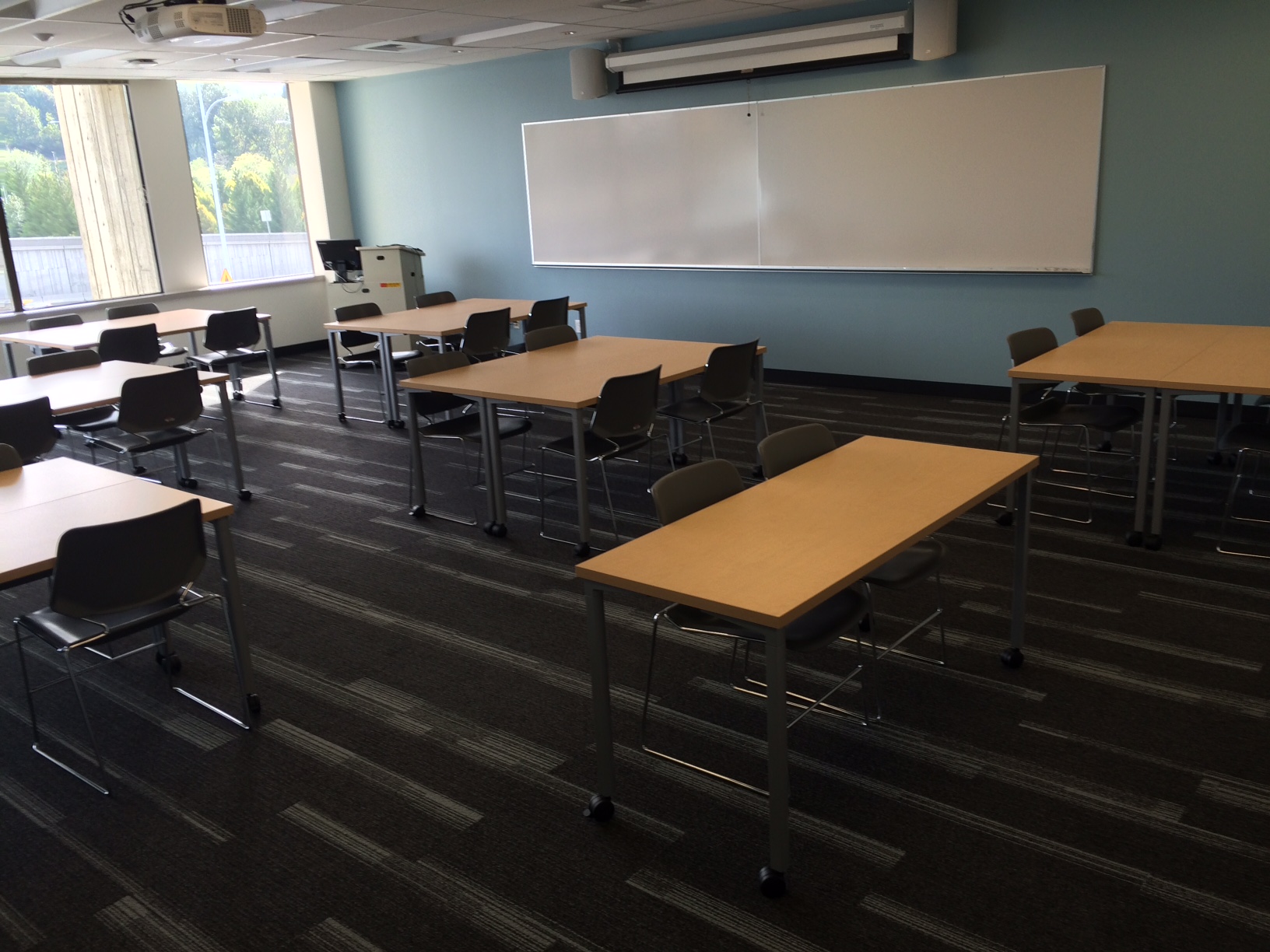 Empty classroom