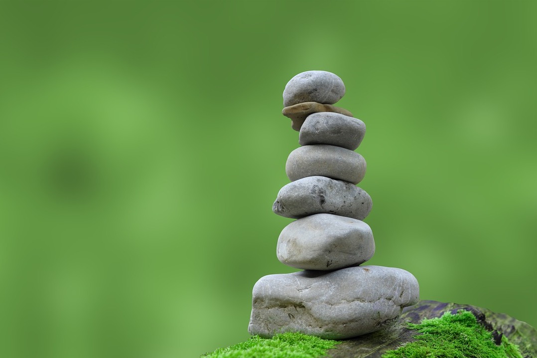 balanced rock pile