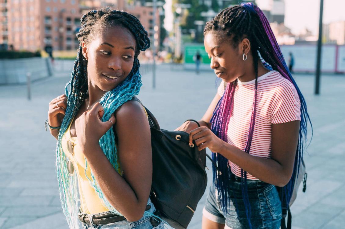 Two high school students