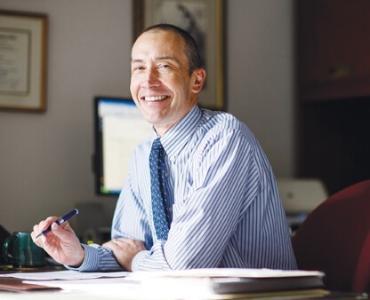 Portrait of Albers School of Business and Economics Dean, Joe Phillips