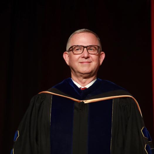 Provost Shane Martin at graduation 