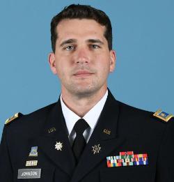 man in army Major dress uniform