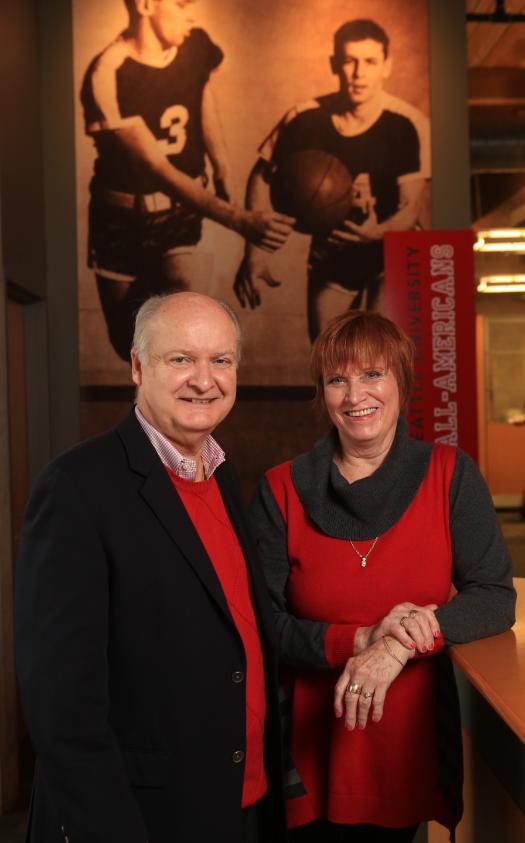 John and Diane standing