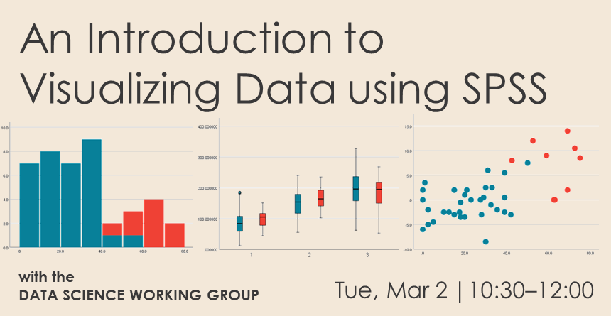 Image of three types of graphs created in SPSS