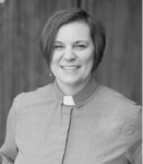 Headshot of Kara Markell in black and white