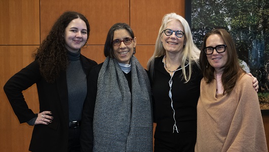 Students with Professor Olivares and Dr. Cosgrove