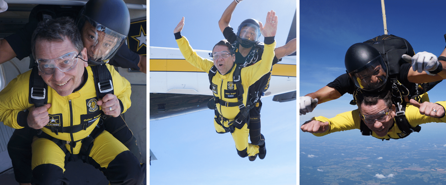 Dean David Powers skydiving