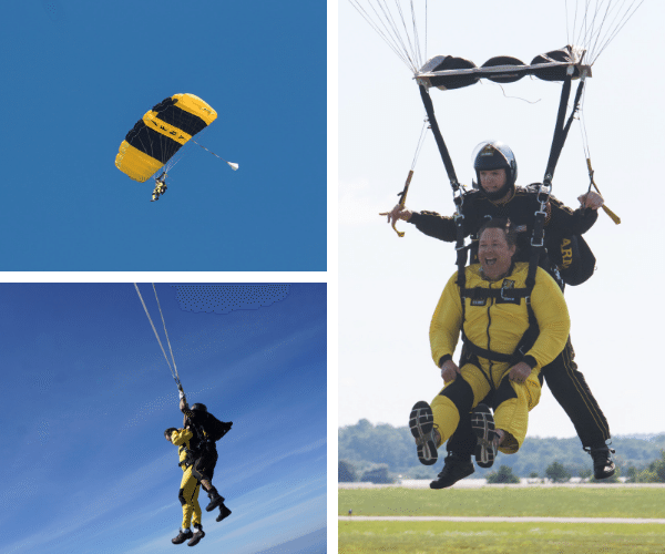 Dean David Powers skydiving