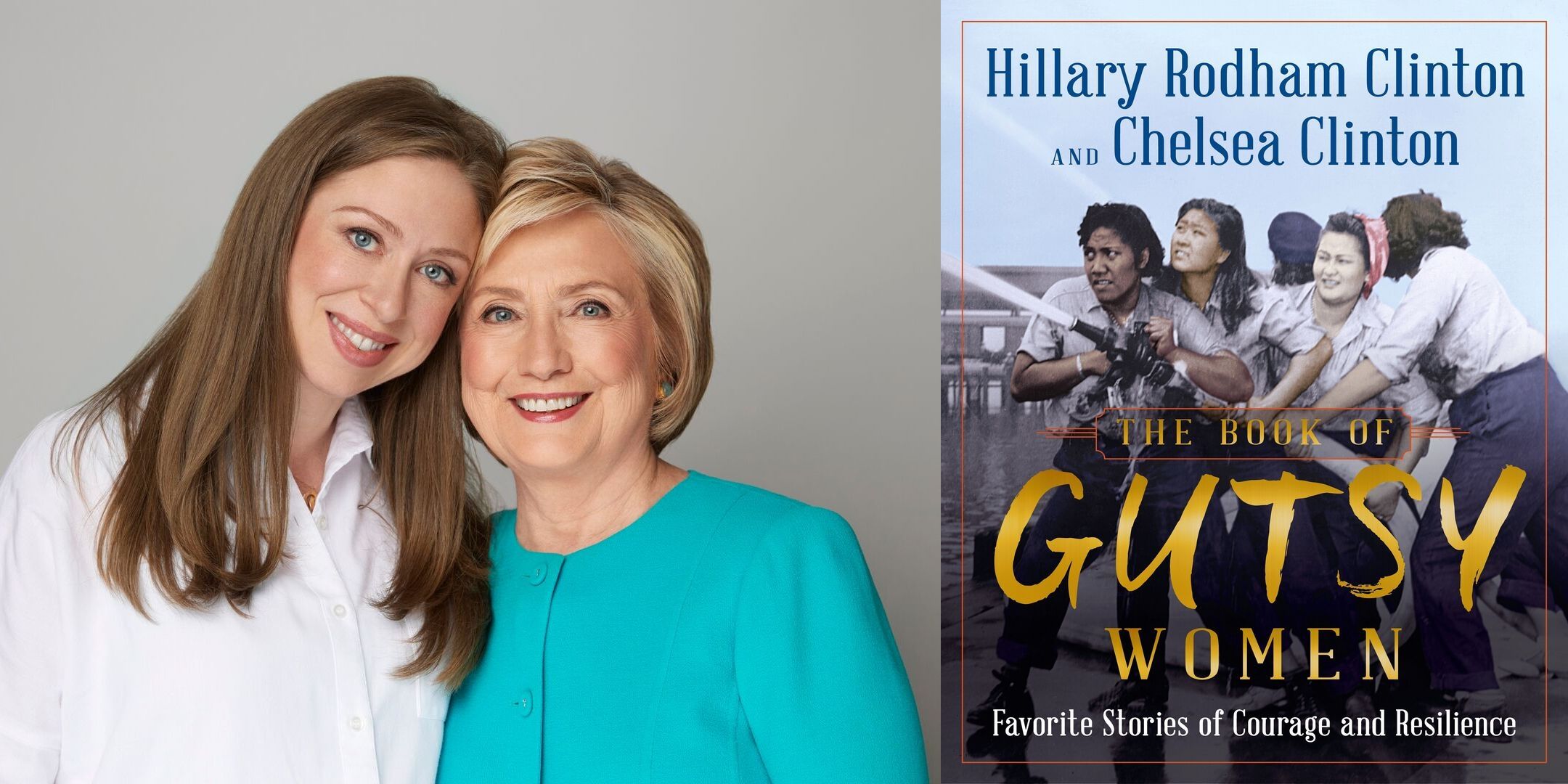 Hillary Rodham Clinton and Chelsea Clinton and the cover of their book