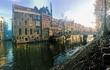 Canal in Amsterdam