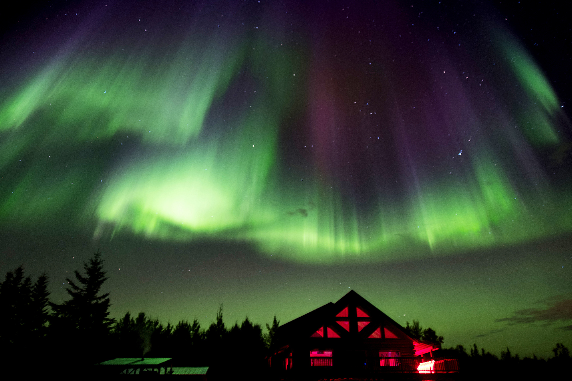 Northern lights in Alaska