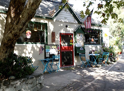 small restaurant on a neighborhood street