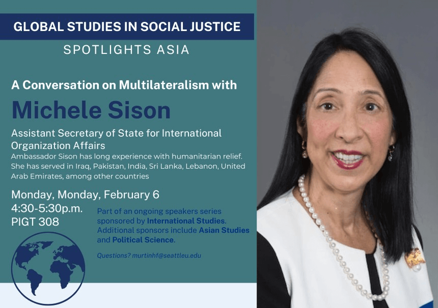 Event with Ambassador Michele Sison