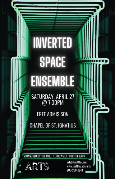 Poster with info for the Inverted Space Concert