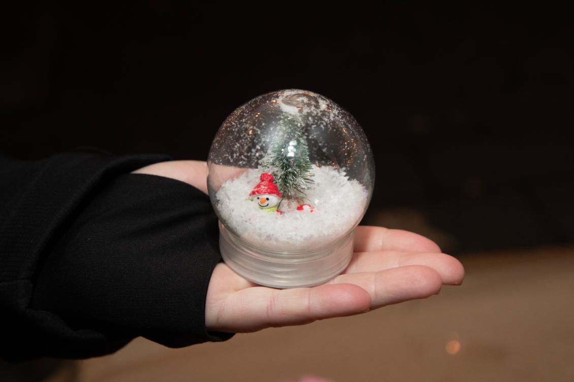 Snow globe photo