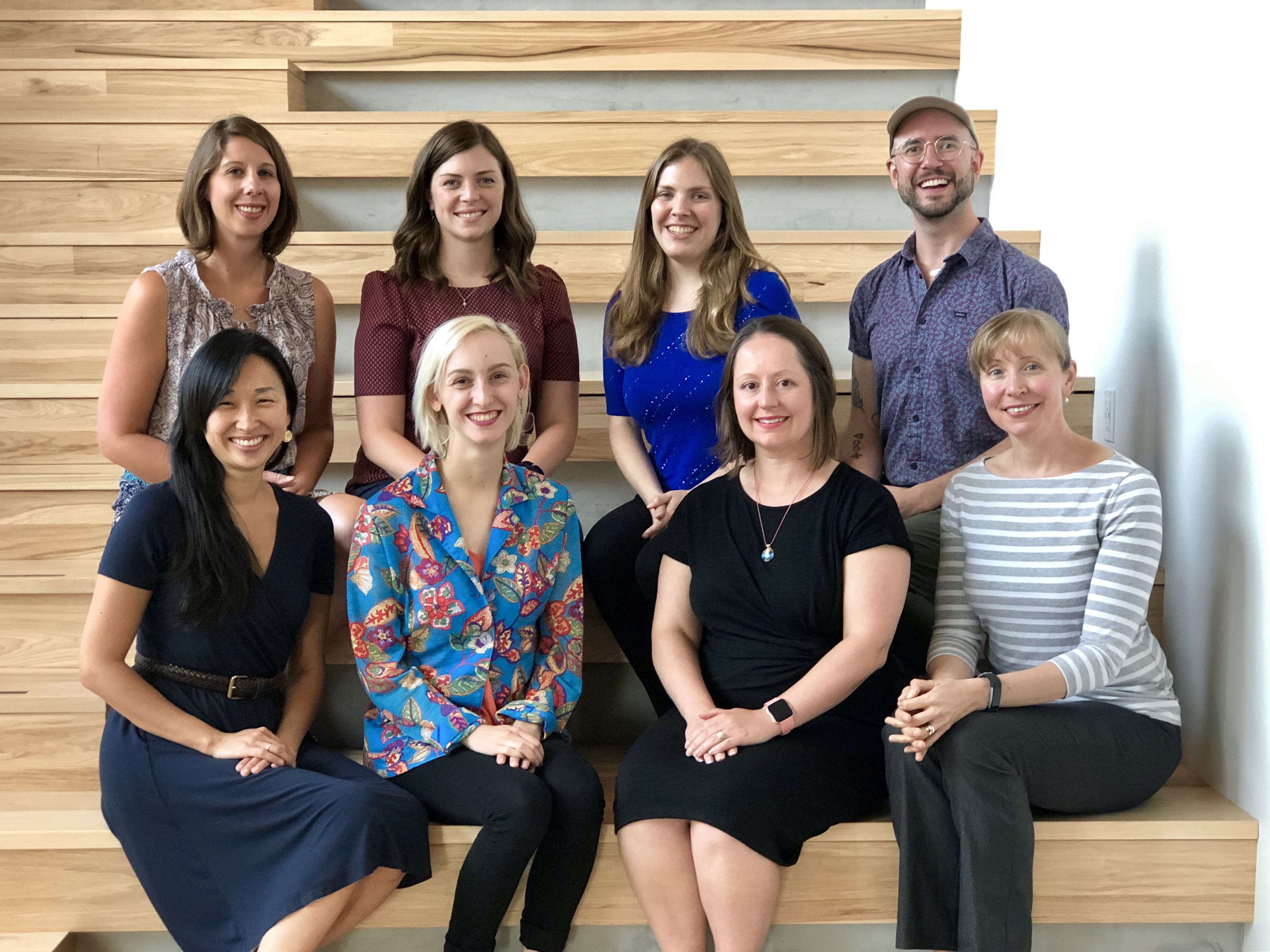 group photo of arts and sciences advising team