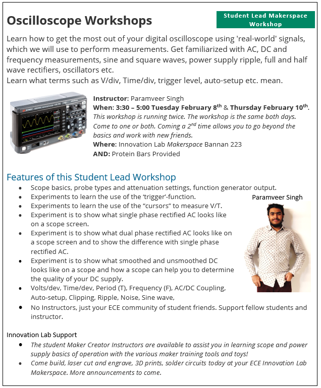 Oscilloscope Workshop