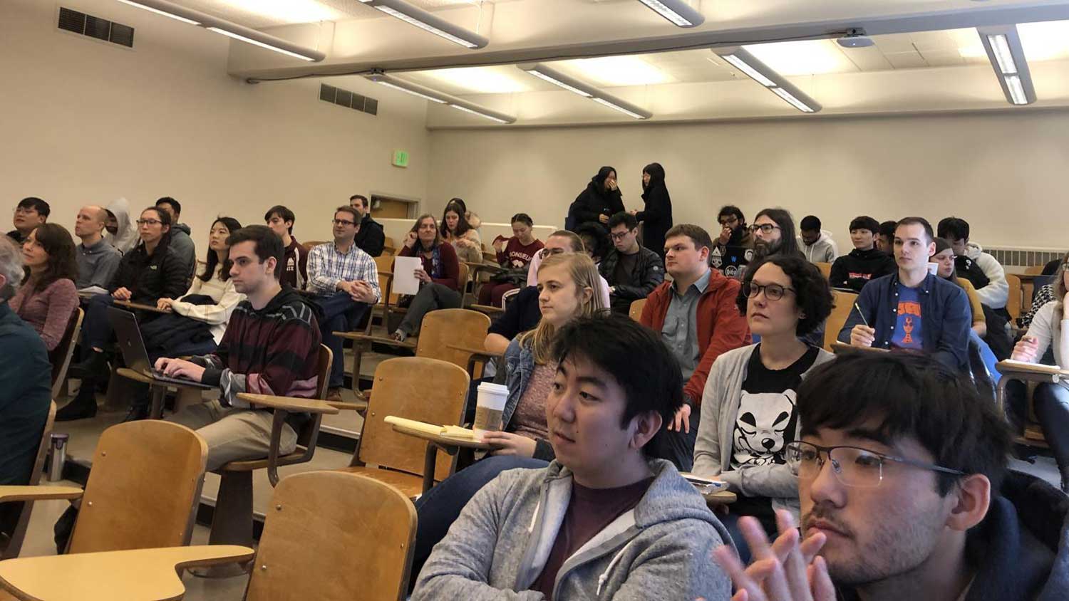 Computer Science Students and Staff at Steve Tockey Seminar