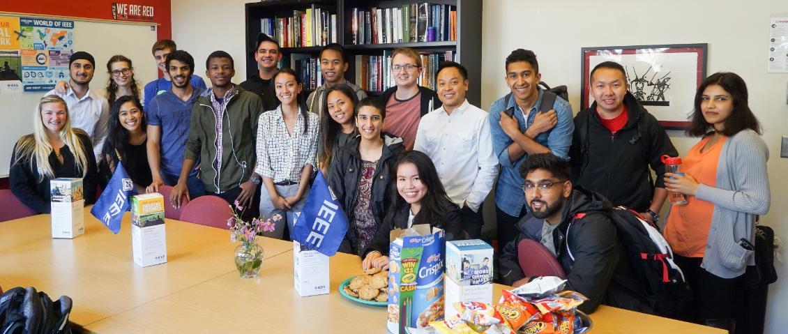 Group picture at ECE Welcome Back Potluck 2017