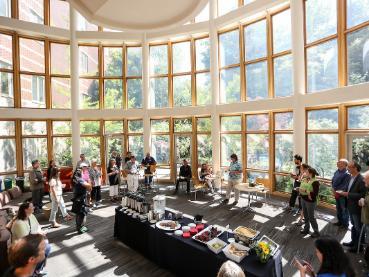 A light-filled atrium