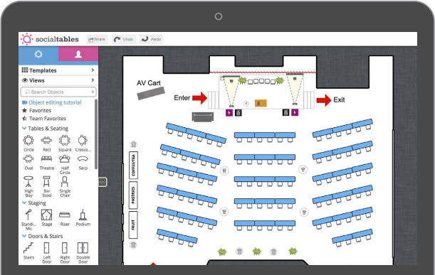 Social Tables Diagram