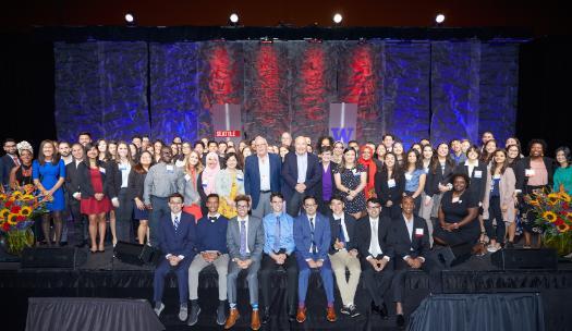 Large group of Costco Scholars and Alumni from UW and Seattle U