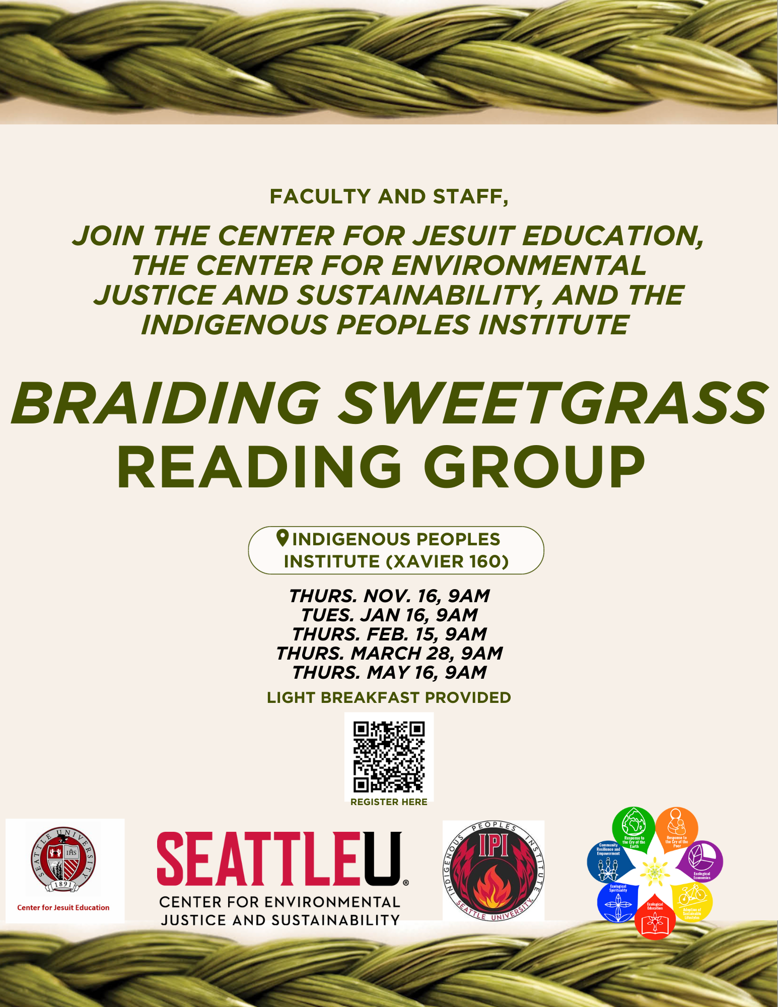 Braiding Sweet Grass flyer