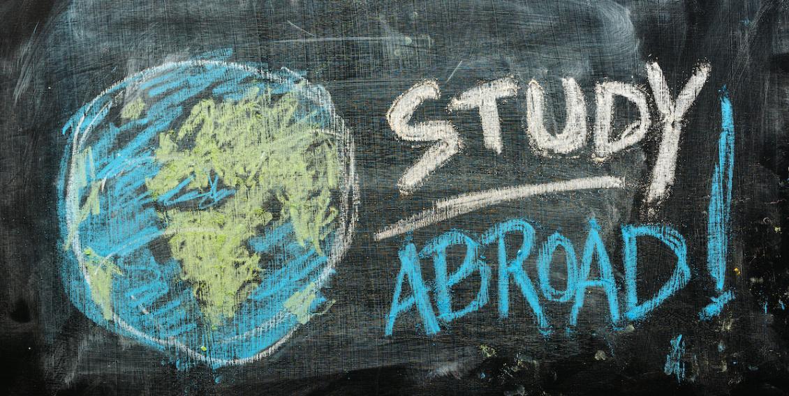 Graphic showing Study Abroad