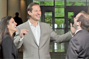 Professor Tom Antkowiak with co-counsel Alejandra Gonza and his former student Garrett Oppenheim 