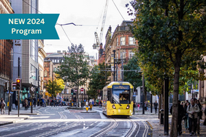 tram in Manchester