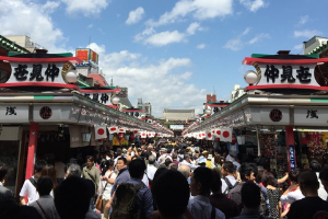 Akasaka Temple market place