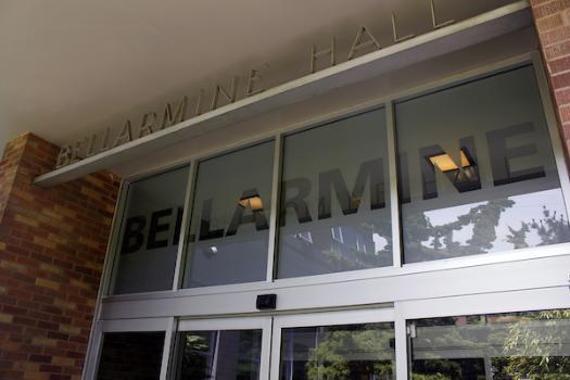 Entrance way to Bellarmine Hall