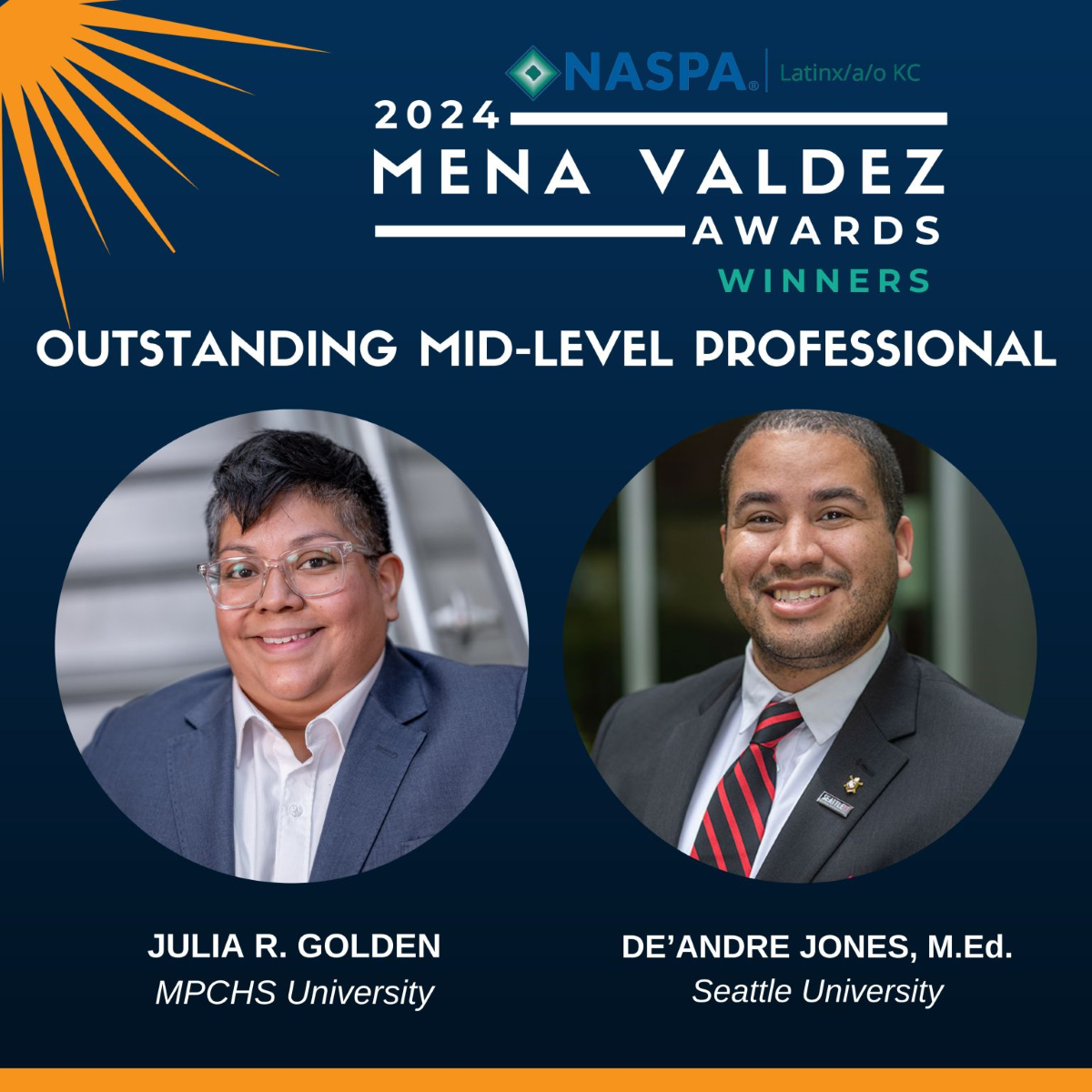 De'Andre Jones' NASPA Award