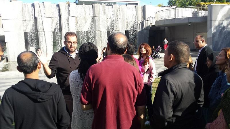 SUSI participants at the MLK Memorial in San Franciso