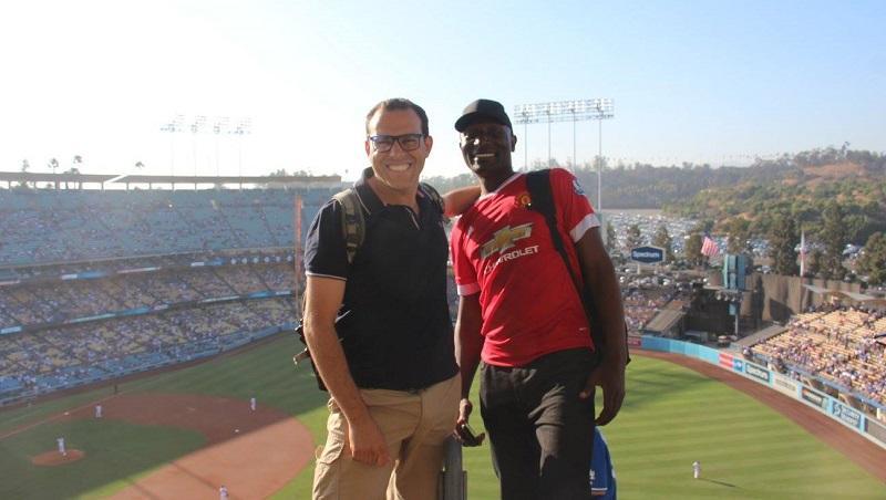 2017 SUSI participants at Dodger Stadium in Los Angeles