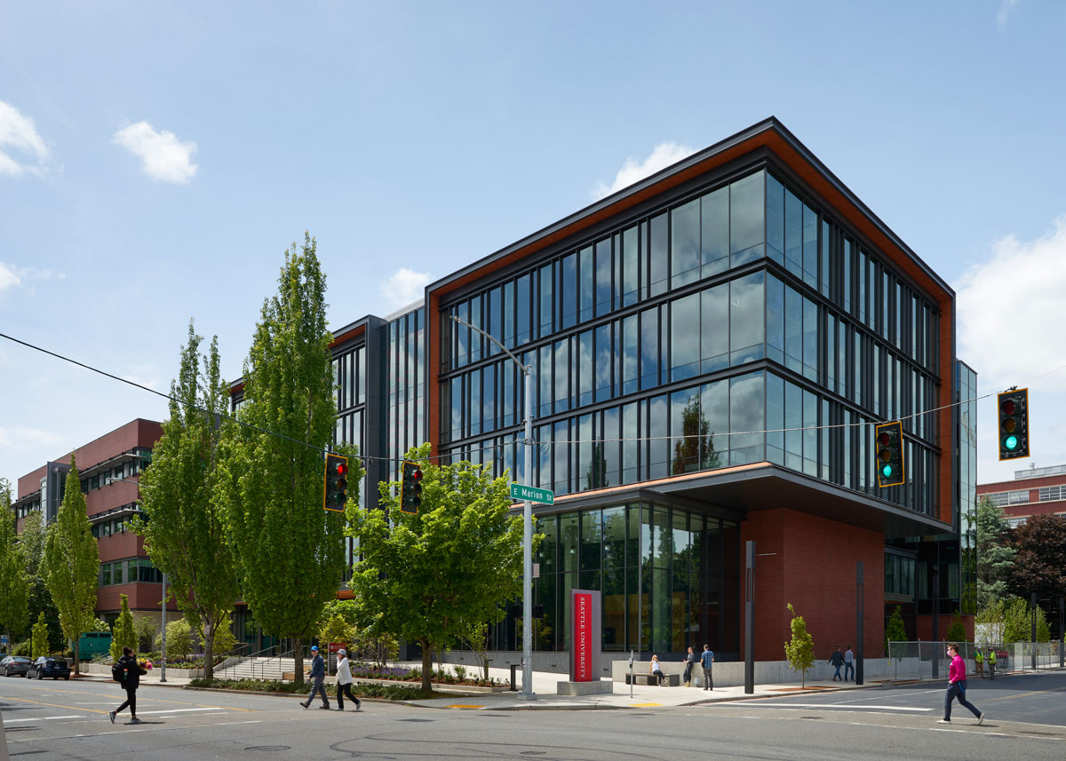 Exterior of the Jim and Janet Sinegal Center of Science and Innovation