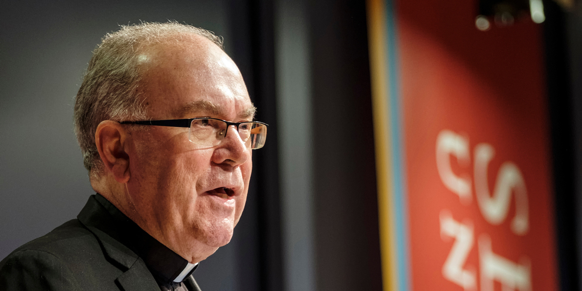 Father Stephen Sundborg speaking