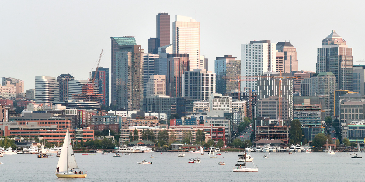 Seattle waterfront and skyline