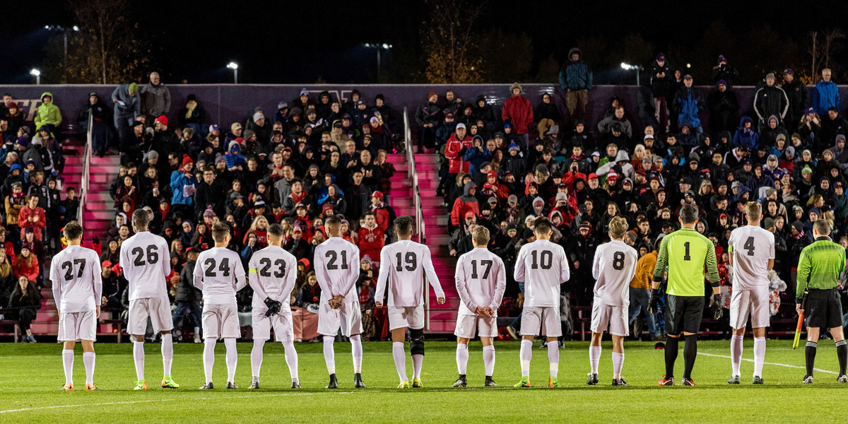 Seattle U Men's Soccer Team and fans