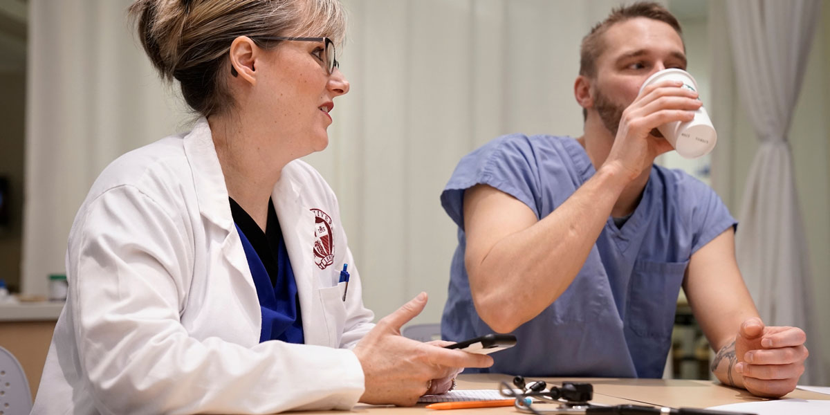 Seattle University nursing students