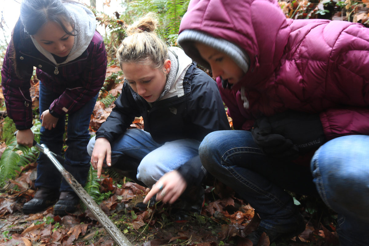   Soil Coring class