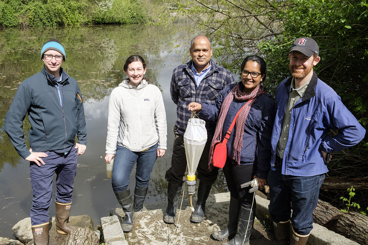 College of Science and Engineering (CSE) professors at Duck Bay